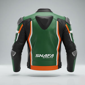 Chaqueta de Cuero para Motocicleta de Hombre, Cuello Camisero, Personalizada, de Primera Calidad, Nueva Llegada, la Más Popular - Product Image 2