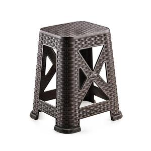 Sgabello in RATTAN per le vacanze marrone scuro 300