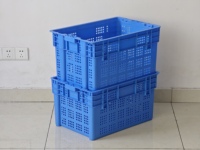 Caisse en plastique empilable et pliable UGET pour le stockage et le transport des fruits – Gestion efficace, type amélioré des boîtes en plastique