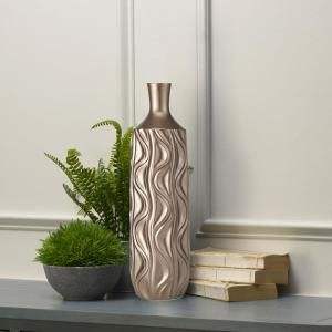 VASE à fleurs décoratif de luxe en métal gris, pour la décoration de mariage et de fête dans les hôtels et les RESTAURANTS - Product Image 2