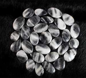 Cabujón de jaspe de búfalo genuino de alta calidad, piedras preciosas sueltas, Superior pulido, lote a granel, mayorista, fabricación de joyas colgantes de plata - Product Image 5