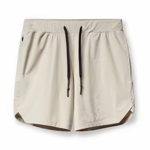 KATBROS INDUSTRY Short de sport deux pièces personnalisé en molleton français pour homme, taille élastique, respirant, tissu écologique, haute qualité - Product Image 1