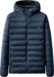 Doudoune avec logo personnalisé pour hommes, manteau d'hiver, veste matelassée en polyester, bulle d'impression noire, veste matelassée - Product Image 3