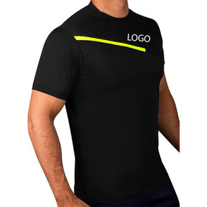 T-shirts pour hommes 100% coton vierge, logo personnalisé, t-shirts lourds, épaules tombantes, t-shirts de haute qualité à col rond pour hommes - Product Image 1