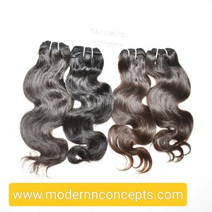 Vente en gros 100% cheveux vierges bruts bon marché couleur naturelle paquet Bodywave 8-32 pouces extensions de cheveux humains temple brésilien - Product Image 6