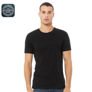 Camisetas de Algodón Lisas Personalizadas al por Mayor para Hombre, Corte Regular - Product Image 1