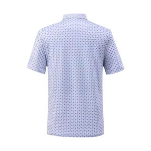 Chemise pour homme ODM, élégante, décontractée, motif uni, 100% coton jersey spandex/polyester, anti-froissement, séchage rapide, manches courtes - Product Image 4