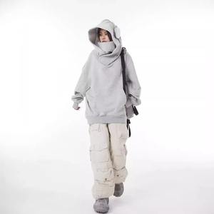 Sudadera Holgada con Cuello Alto para Hombre, Estilo Casual Urbano, Diseño Anti-Social, Marca Americana de Moda, Estilo Funcional - Product Image 4