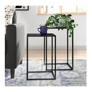 ที่ปลูกต้นไม้โลหะแบบเหล็กผงสีดำที่ได้รับการตกแต่งในบ้านโรงแรมสำนักงาน - Product Image 3