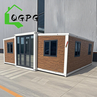 Maison préfabriquée étanche en conteneur extensible de 20 pieds ou 40 pieds, avec salle de bain intégrée, pour la construction résidentielle et l'immobilier