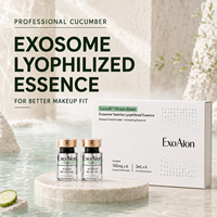Sérum pour le visage à l'exosome de concombre hydratant ExoAion pour une peau lisse et souple et une tenue de maquillage longue durée