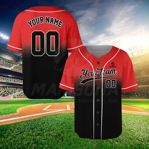 เสื้อเจอร์ซีย์เบสบอลผ้าเจอร์ซีย์ดีไซน์ไม่เหมือนใครเสื้อเบสบอลสั่งผลิตได้ตามต้องการ - Product Image 6