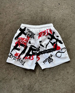 Pantalones cortos de malla de nuevo diseño 100% poliéster ropa de calle fabricante superventas pantalones cortos de baloncesto de malla de diseño personalizado para hombres - Product Image 2