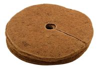 Tapis de croissance en coco pour Microgreens de croissance, tapis prédécoupés, paquet de 10 paillis de jardin marron 10Kg, haute qualité, meilleur paillis en coco biologique