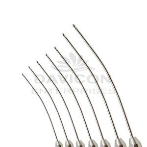 Cánulas Gasparotti con mango de acero inoxidable, fabricación personalizada, para cirugía plástica, Gasparotti - Product Image 3