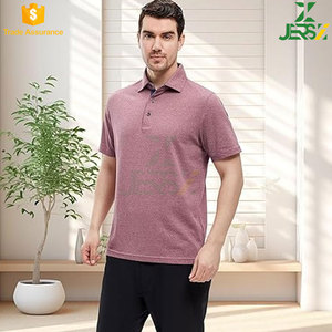 เสื้อเชิ้ตผู้ชายคุณภาพสูงสั่งทำพิเศษ พรีเมียม 220GSM ผ้าโพลีเอสเตอร์ผสมคอตตอน พิมพ์ลายดอกไม้ เสื้อกอล์ฟ ปักโลโก้บริษัท - Product Image 2