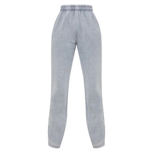 Pantalones Jogger de Mujer con Lavado Ácido, 100% Algodón Orgánico, Desteñidos al Sol, con Bolsillos Laterales, Venta al Por Mayor de Fábrica OEM - Product Image 5