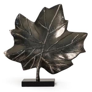 Feuille Accent Événements Vacances Noël Articles décoratifs Sculpture de feuille en aluminium coulé Objet de table Artisanat en métal Feuille d'argent personnalisée - Product Image 2