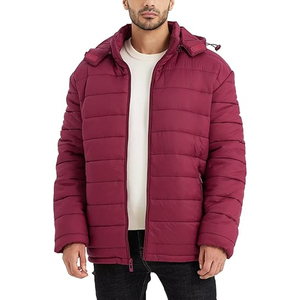 Chaqueta acolchada de moda de tendencia 2025 para hombre con logotipo personalizado proveedor OEM impermeable ligero aislado ropa de abrigo de invierno al por mayor - Product Image 1