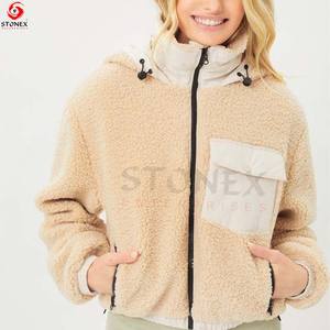Chaqueta polar de piel sintética Último diseño Chaquetas polares personalizadas de alta calidad superventas 2023 - Product Image 3