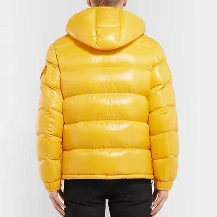 Wholesale Men's Heavyweight Jacket with Fur Hood in Black main image 1