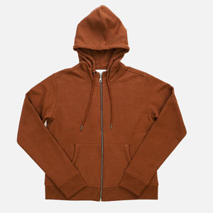 Sweat à capuche pour femme avec fermeture éclair Sweatshirts à capuche en coton de chanvre pour femmes Vestes à capuche en éponge biologique Sweats à capuche avec fermeture éclair - Product Image 5