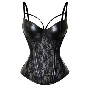 Leather <b>Corsets</b> Plus Size Women <b>Body</b> <b>Shapers</b> <b>Corset</b> Wholesale Manufacturer From Pakistan - Product Image 1