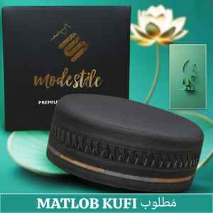 2024 Design vêtements islamiques Matloob Kufi produit fait à la main hommes léger Matloob Kufi sur mesure Matloob Kufi casquette burqa - Product Image 2