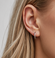Anneau segmenté articulé en acier inoxydable 316L plaqué or pour piercing de corps, septum, nez, cartilage, hélix, tragus
