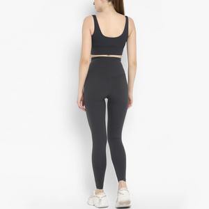 Meilleure vente Logo personnalisé solide avant respirant ensemble de Yoga pour femmes nouveau Design à la mode doux léger confortable adultes taille - Product Image 2