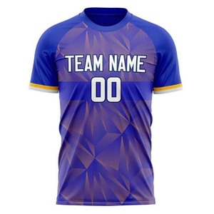 Ropa deportiva Sublimación Impresión Adultos Manga corta Ropa de fútbol Jersey Camisas Poliéster Spandex Fútbol Jersey 2025 - Product Image 6
