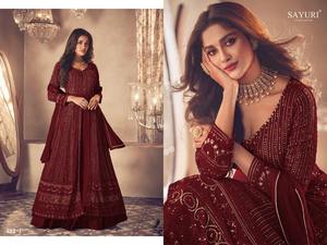 Georgette pour femmes Salwar Kameez, vêtements de mariage et de fête, à la demande, du fournisseur indien, au prix de gros - Product Image 3