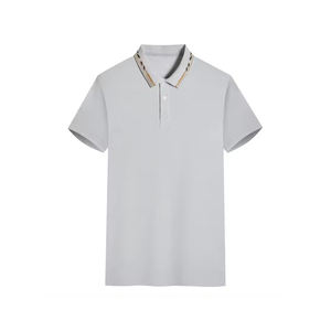 Top Tendance À La Mode Nouvelle Arrivée Polos Les Plus Populaires À Manches Courtes Couleur Unie Personnalisée Avec Conception De Col Côtier - Product Image 1