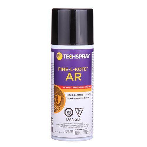 Fine-L-Kote AR Conformal Coating High Dielectric Strength 640V/mil Aerosol Non-Ozone Depleting 392F/200C Circuit Protection