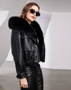 Streetwear Mode Femmes Vêtements en Cuir Vêtements pour Femmes Veste Grande Taille Vestes Vêtements pour Femmes - Product Image 3