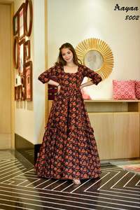 ชุดคอลเล็คชั่นผ้าคอตตอนแท้ผ้าไหมพิมพ์ลายดิจิตอลชุดแฟนซีสวมใส่ได้ตามต้องการ - Product Image 3