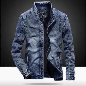 Chaqueta Vaquera Azul para Hombre, Diseño Nuevo, Estilo Urbano, con Capucha, Cortavientos, Transpirable, de Invierno, Talla Grande, con Botones y Bolsillos, Talla Personalizable - Product Image 3