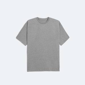 T-shirts pour hommes en coton 100% tricoté respirant à séchage rapide, couleur unie, marque personnalisée en gros - Product Image 2