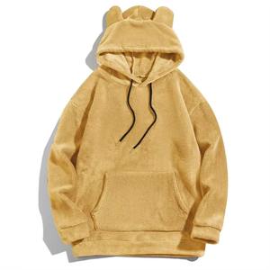 Sudadera con capucha bordada de alta calidad Logo Custom Streetwear Unisex Pullover Hoodies Sudaderas - Product Image 3