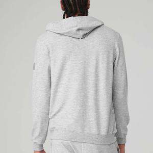 Light Soft Feel <b>Hoodie</b> <b>Quilted</b>, Double-Insulated Hooded Fleece Pullover Hooded Sweatshirt NO MOQ - Product Image 3
