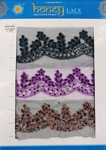 Elegant Intricate Embroidery Brooch Lace Decorative Trim for <b>Clothing</b> <b>and</b> Fashion <b>Accessory</b> Embellishments - Product Image 5