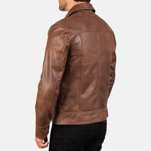 Chaquetas de Cuero de Invierno de Estilo Casual, Chaquetas de Cuero para Hombre de Diseño Superior y Calidad Personalizada 2023 - Product Image 4