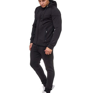 Conjunto Deportivo de Invierno para Hombre, con Capucha, Ecológico, Estampado, de Forro Polar, Transpirable, Holgado, de Alta Calidad, Mangas Largas, Informal - Product Image 4