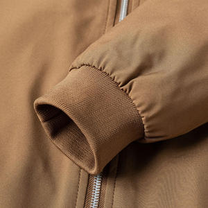 Chaqueta Bomber para Hombre, Impermeable, Cortavientos, Elástica, con Capucha y Cremallera Completa, Manga Larga - Product Image 3