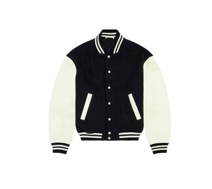 New Wholesale Professional OEM <b>Wool</b> Varsity Jacket Letterman Embroidered CollegeBaseballjacket for men - Product Image 1
