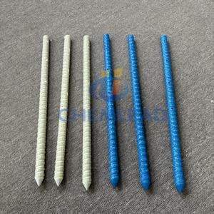 Estaca de refuerzo de fibra de vidrio de 3/4 "24", Estaca de forma de hormigón GFRP para formación de cimientos - Product Image 4