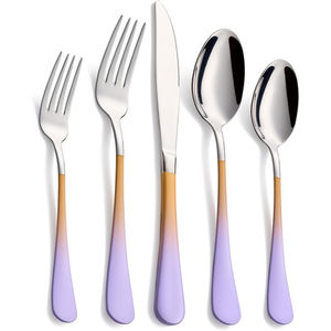 Ensemble de couverts en acier inoxydable au design de luxe Offre Spéciale disponible en vrac à un prix authentique pour les fêtes - Product Image 4