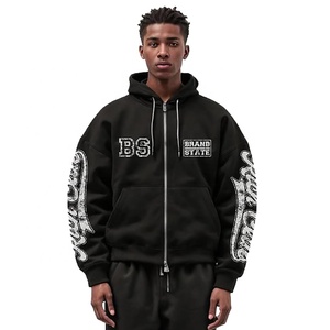 2026 <b>Top</b> Winter Outdoor Windproof Eco-Friendly Plus Size Solid Long Sleeve Zipper Hoodie & Flared Sweat Pants Two-Piece Set - Product Image 3