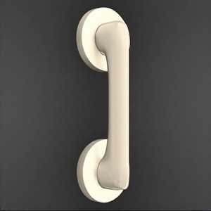 Barra de palanca de puerta GlossCraft Regal Edge, manija de puerta de latón Premium para puertas interiores y exteriores, herrajes de diseño de lujo - Product Image 1