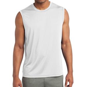 Camiseta sin Mangas de Diseño Personalizado de Alta Calidad, 100% Algodón para Hombre, Corte Holgado, Secado Rápido, Transpirable y Ecológica - Product Image 1